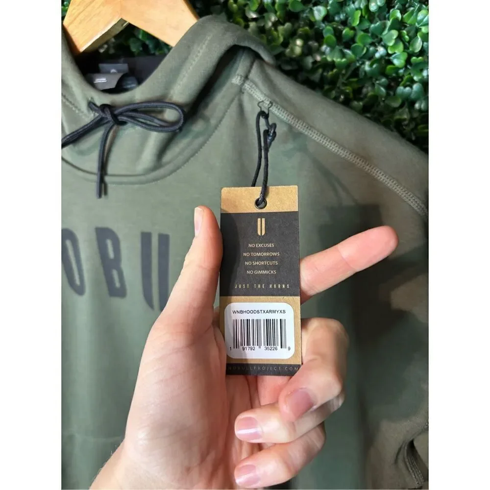 NoBull  Green Hoodie NWT SZ XS GREEN